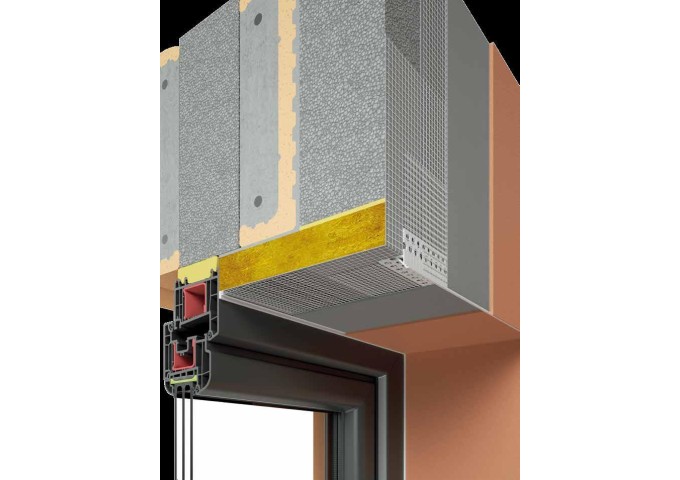 Cornière LTD avec goutte eau PVC pour balcon 2 5mètres ballot 62 5mètres