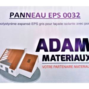 ISOLANT FACADE EPS GRIS 032 100mm Adam Materiaux/ 1m²