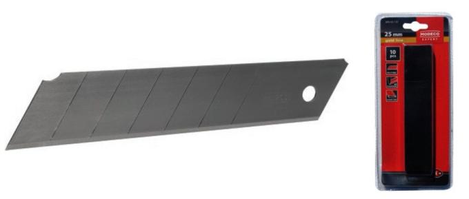 Lames de cutter 25mm Modeco Expert 10pièces