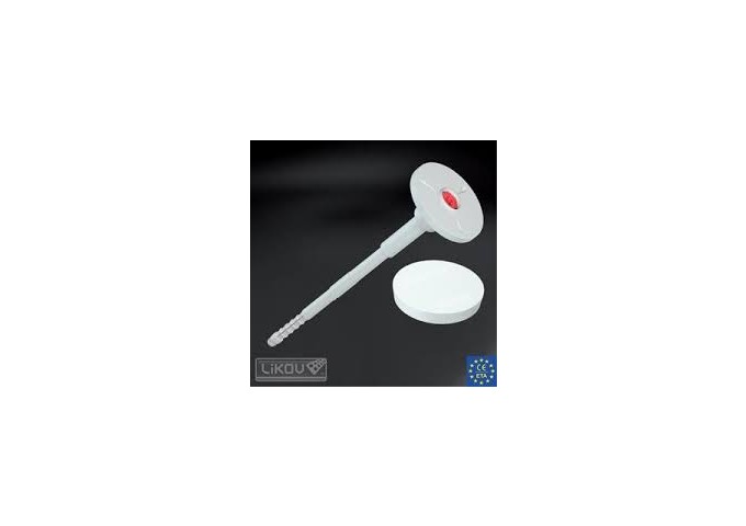 Cheville Isolant 150x8mm Eco.Drive 8 + Vis acier et bouchon intégré Boite 100pièces