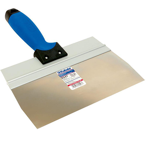 Couteau . Spatule Lisse à enduire 250x140mm en acier avec poignée en résine G.15 Kubala 0547 pièce