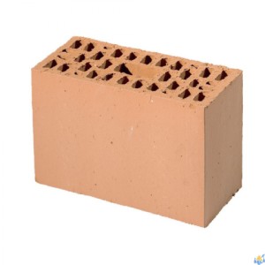 Porotherm 288x138x188mm terre cuite Lisse Thermobrick 10N Benor Wienerbergher/ pièce