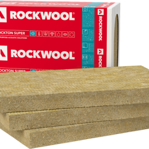 Rockwool Rockton SUPER 15cm Isolant laine de roche RIGIDE et ACOUSTIQUE en panneau RF/ ballot 2.44m²