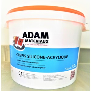 Crepis Adam 1mm Silicone acrylique Adam Materiaux/ Seau 25kg