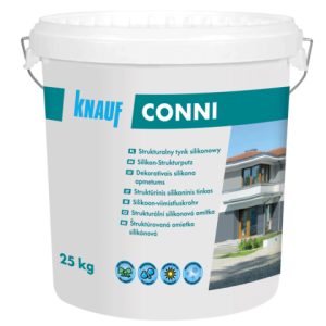 Crépis KNAUF Conni S Blanc 1.5mm siliconé/ seau 25kg