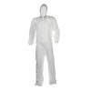 Salopette blanche jetable XL polypropylene Hardy pièce