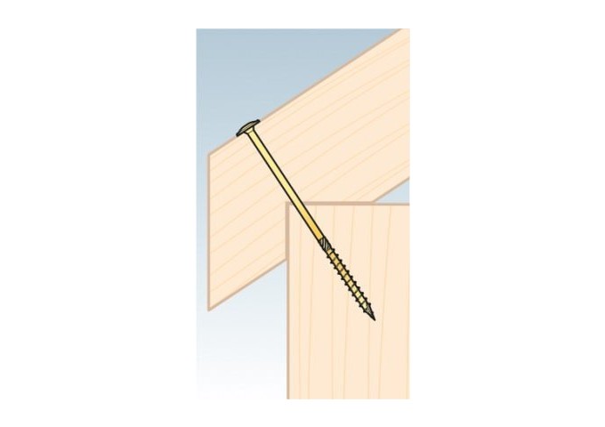 Vis bois renforcé 6x180mm CS 06180 Domax T30 100pièces