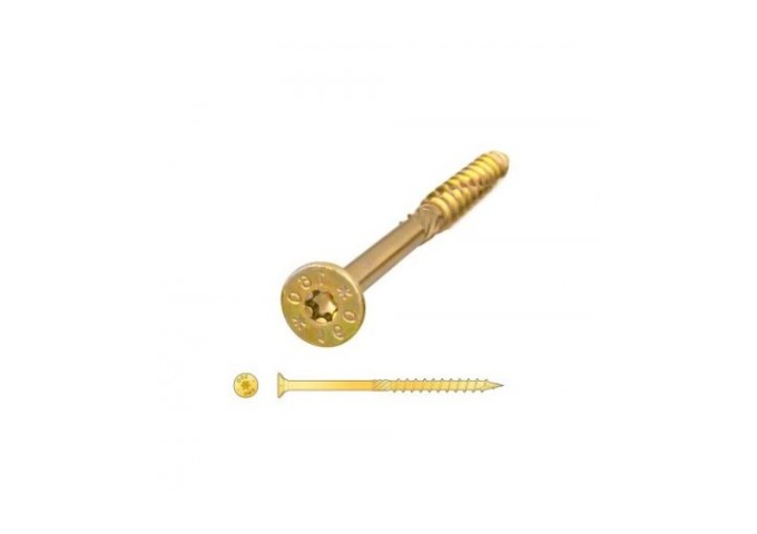 Vis bois renforcé 6x180mm CS 06180 Domax T30 100pièces