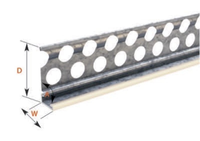 Cornière ARRET 10mm pour coin et départ avec bord PVC blanc catnic 6227 pièce 3mètres