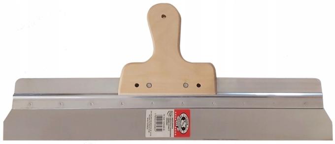 Couteau . Spatule Lisse à enduire 580x90mm en acier avec manche en bois KNAUF pièce