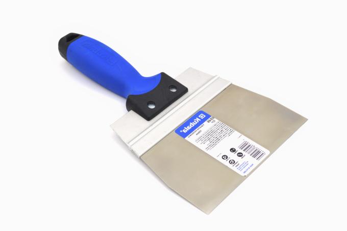 Couteau . Spatule Lisse à enduire 150x140mm en acier avec poignée en résine 2K Kubala 0546 pièce