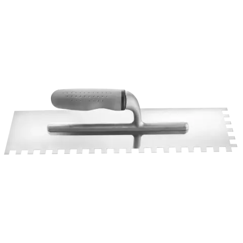 Platresse Dentelée 10x10mm en acier 380x100mm pièce