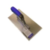 Platresse Dentelée 4x4mm en acier 270x130mm avec poignée plastique G.1 Kubala 0201 pièce