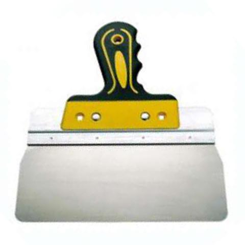 Couteau . Spatule Lisse à enduire 170x155mm en acier avec poignée en résine 2K Hardy pièce