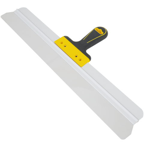Couteau . Spatule Lisse à enduire 600x100mm en acier avec poignée en résine G.15 Hardy pièce