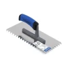 Platresse Dentelée 8x8mm en acier 270x130mm avec poignée plastique plat G.1 Kubala 0487 pièce