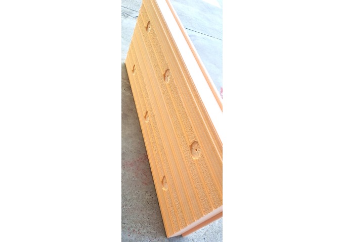 Isolant XPS BRKS N65 isolant 6cm pour briquette 6 a 6.5cm + Tenon.mortaise panneau 0.66m²
