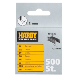 Agraphes Hardy 12x10x1.2mm / boite 500pieces