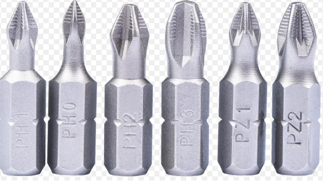 Bits en kit 6+1 25mm PH0 PH1 PH2 PH3 PZ1 PZ2 Modeco set