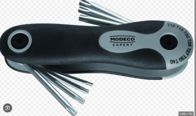 Set de 7 Clefs Allen torx T10.T40 Modeco Set