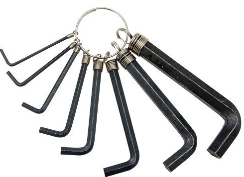 Set de clefs allen 2.10mm Modeco Home set de 8 pièces