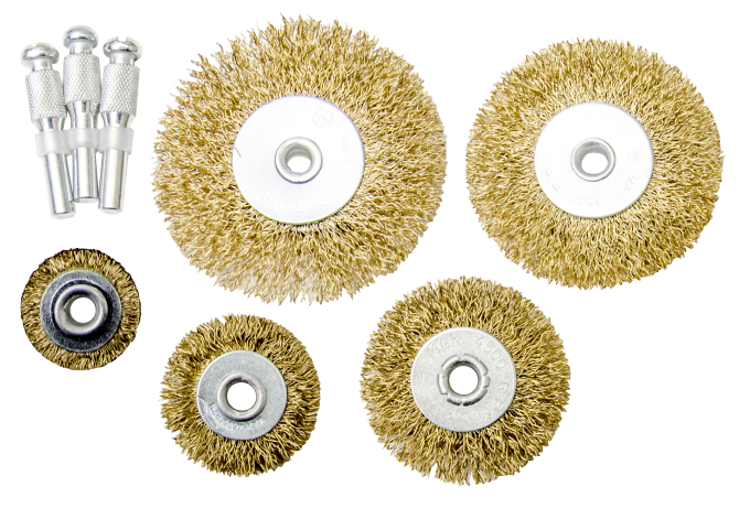 Set de 5 brosses métallique Modeco Home set de 5 pièces