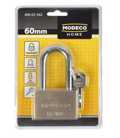 Cadenas laiton 60mm ultra résistant Modeco pièce