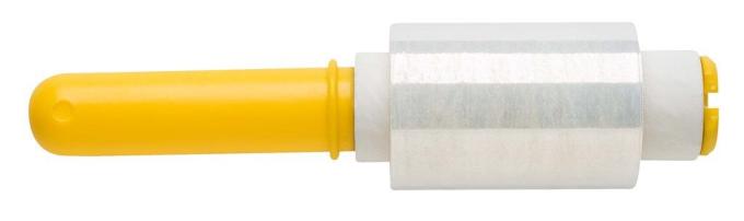 Film étirable 10cm x 120mètres avec manche en résine Rouleau 0.25kg