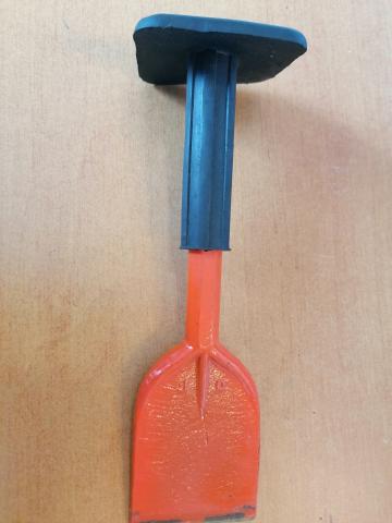 Burin 11cm + protection caoutchou pièce