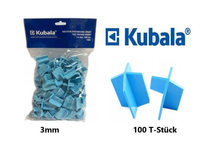 Entretoises Smart 3mm pour carrelage Kubala 1883 100pièces