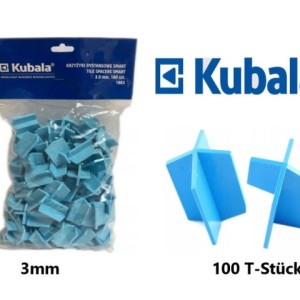 Entretoises Smart 3mm pour carrelage Kubala 1883/ 100pièces