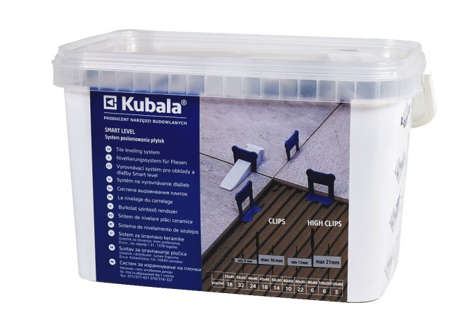 clips Kubala pour pose carrelage boite 100pcs