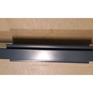 Manchon 300mm pour COUVRE MUR Aluminium 7016 brillant 1mm/ pièce