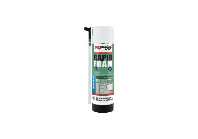 Mousse PUR RAPID Foam High Speed sans pistolet Rectavit bombe 400ml