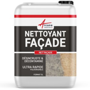 Net'Toit Façade NETTOYANT mousse et algue façade/ bidon 5Litres