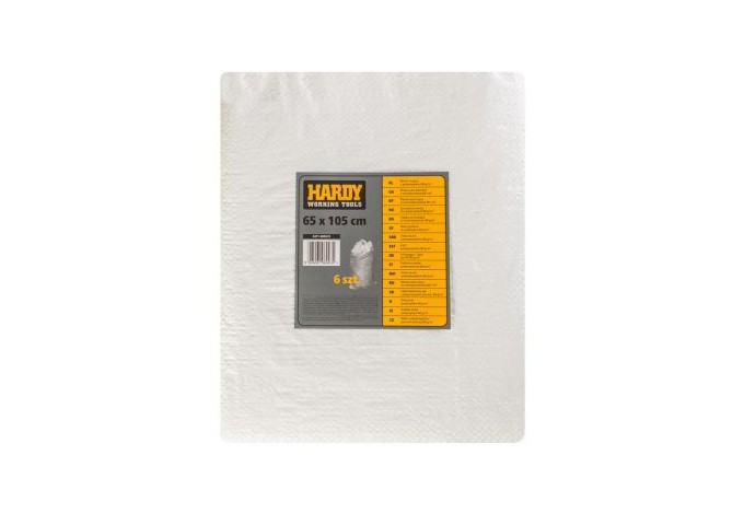 Sac blanc gravat 65X105cm 80grammes 6 sacs
