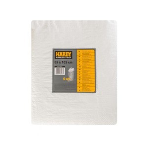 Sac blanc gravat 65X105cm 80grammes/ 6 sacs de 110litres