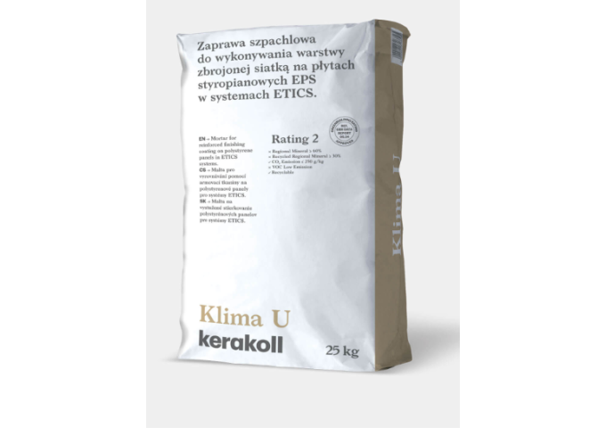 Colle Grise Kerakoll Klima U pour le collage et enduisage Isolants EPS palette 48 sacs x 25Kg 1200Kg
