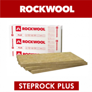 Rockwool STEPROCK Plus 2cm Panneau laine de roche RIGIDE pour SOLS/ Ballot 7.2m²