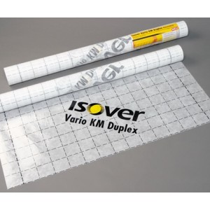 Isover Vario 27002 KM DUPLEX pare vapeur-frein vapeur 40x1.5mètres/ Rouleau 60m²