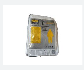 Salopette blanche jetable L en polypropylene Hardy pièce