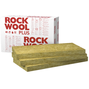 Rockwool Rockmin Plus 12cm Isolant laine de roche en PANNEAU semi-rigide RF/ ballot 4.88m²