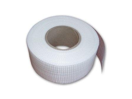 Bande . Ruban armature treillis verre 50mm avec maillage Rouleau 20mètres