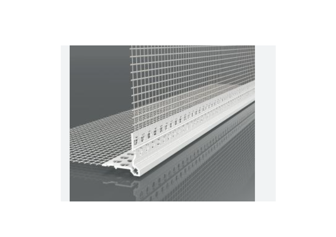 LK.VH Cornière angle PVC avec guide . repère enduit 2.5mètres + Filet 10x10cm Ballot 62.5mètres