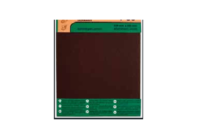 Papier de verre pour METAL avec grain *80* 230x280mm Kussner 3pièces