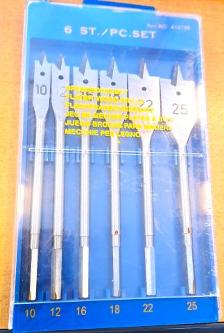 Set de 6 mèches a bois Markus