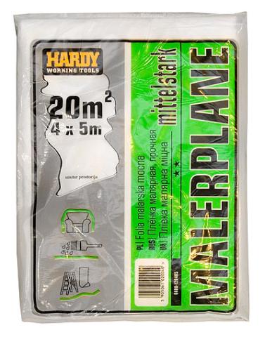 Plastique.Bache protection 4x5mètres Hardy Rouleau 20m² de 280grammes