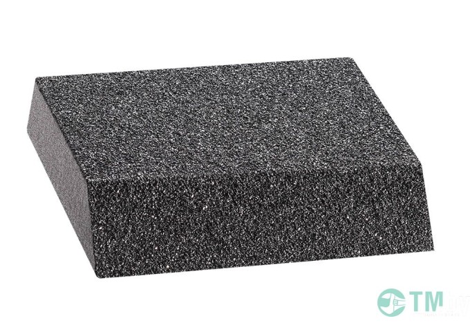 Eponge récurer P80 120x90x25mm forme trapézoïdale Kussner pièce