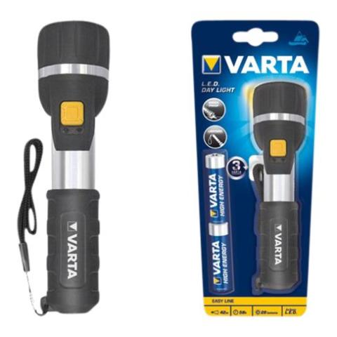 Lampe de poche LED DAY LIGHT 2 AA Varta pièce