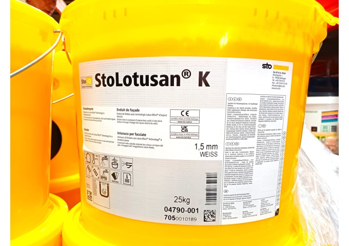 Crepis STOLotusan K Blanc 1.5mm Anti.verdissement Seau 25kg